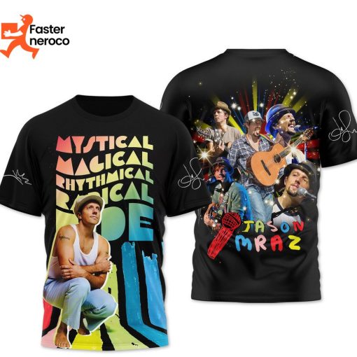 Jason Mraz Mystical Magical Rhythmical Radical Ride 3D T-Shirt