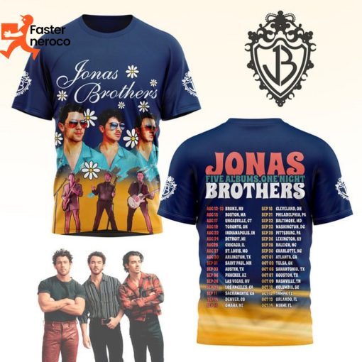 Jonas Brothers Five Albums One Night 3D T-Shirt