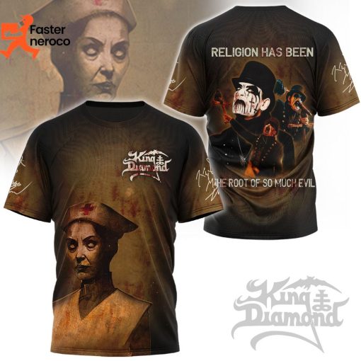 King Diamond Religion Has Been The Root Of So Much Evil Design 3D T-Shirt