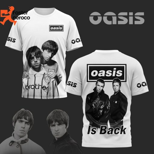 Oasis Band Is Back Design 3D T-Shirt