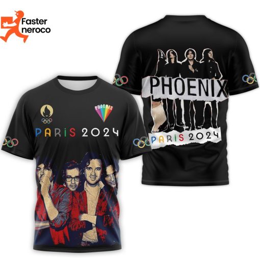 Phoenix Paris Olympic 2024 Design 3D T-Shirt