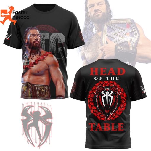 Roman Reigns OTC Head Of The Table Design 3D T-Shirt