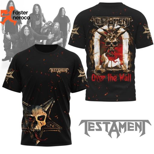 Testament – Over The Wall Design 3D T-Shirt