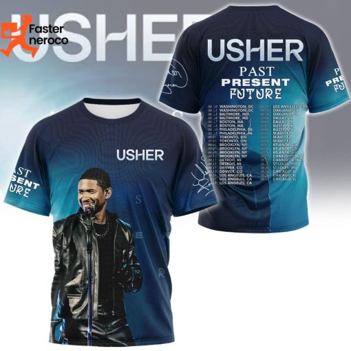 Usher Past Present Future Tour 3D T-Shirt